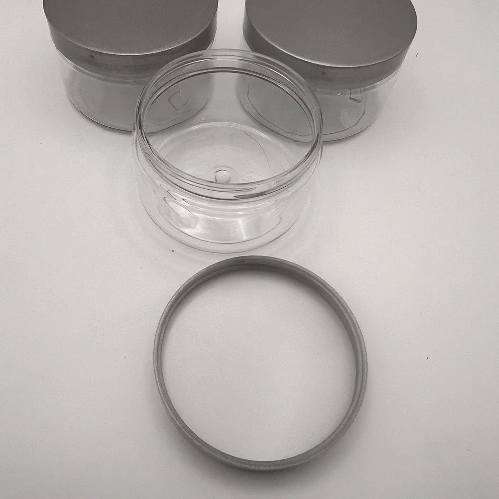 3-Piece Leak-Proof Round Travel Jars Perfect for Makeup & Beauty Essentials 4oz